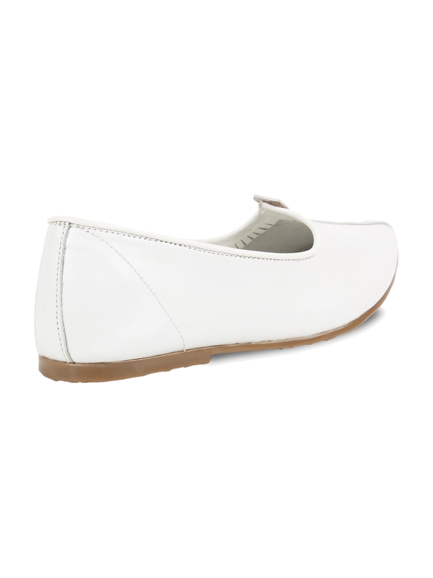 Regal White Casual Slip-Ons