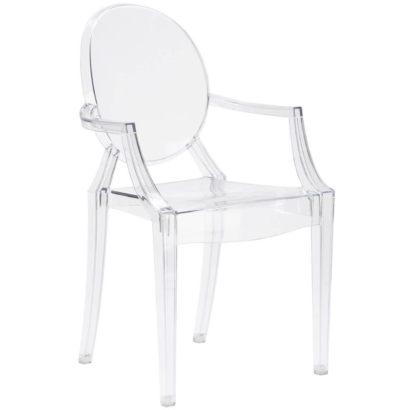 Set of 4 Janice Armchair Clear - Poly & Bark