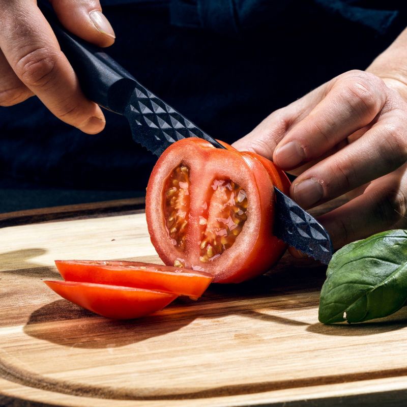 Sabatier Stainless Steel Edgekeeper 8" Chef Knife with Sleeve