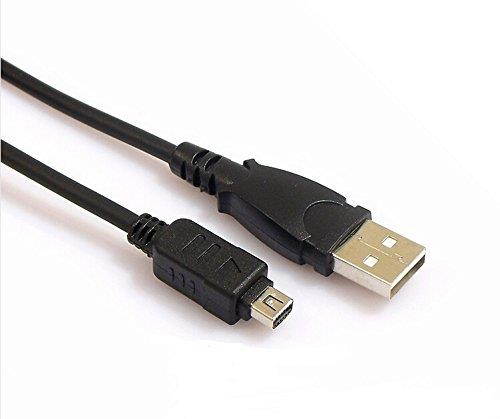 MaxLLTo Olympus Tough FE-5040 USB Cable, Extra Long 5ft 2in1 USB Data SYNC-Charge Charging Cable Cord for Olympus Stylus Tough FE-5040 Camera