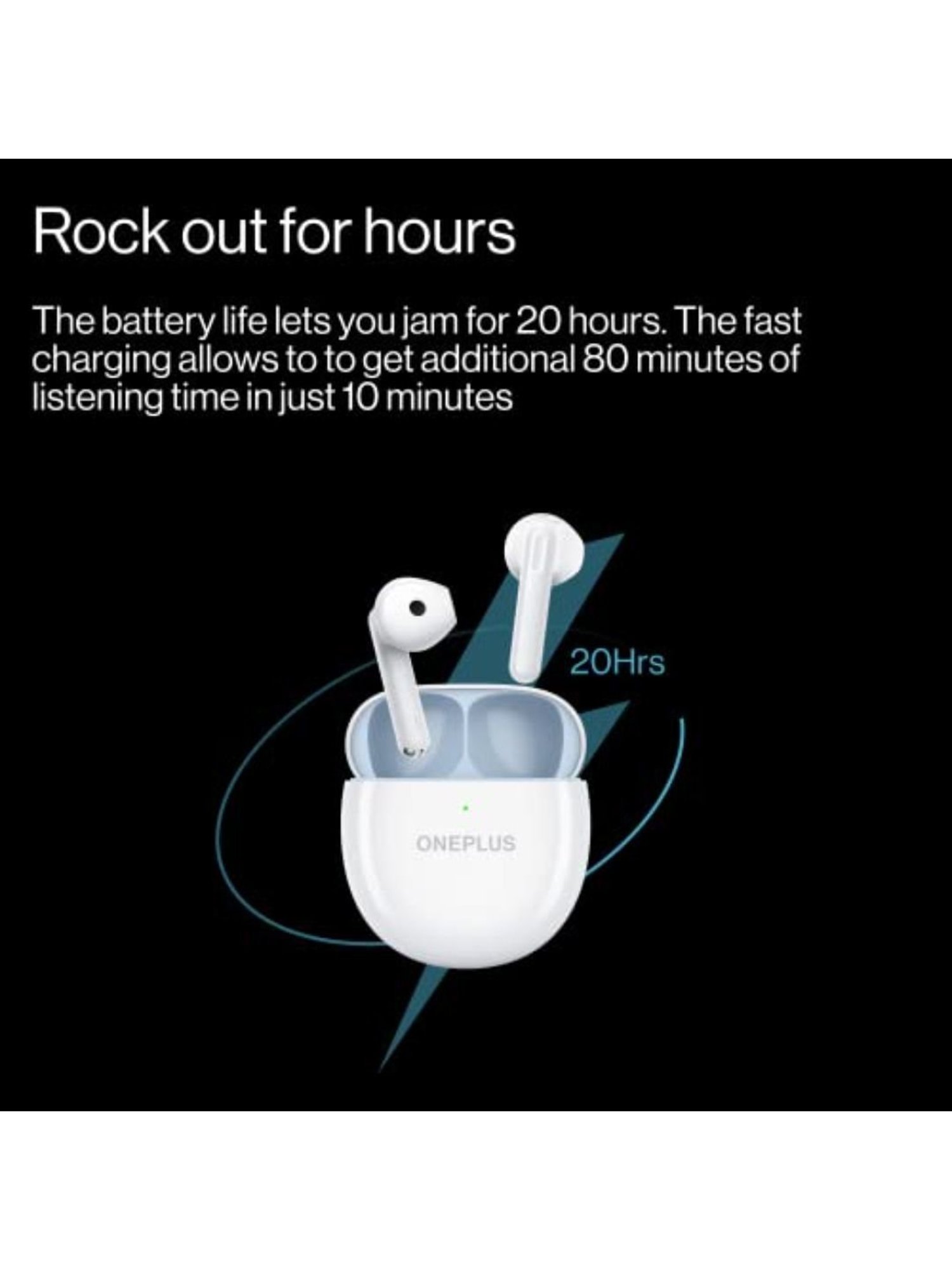 OnePlus Nord Buds CE Truly Wireless Bluetooth Earbuds (Moonlight White)