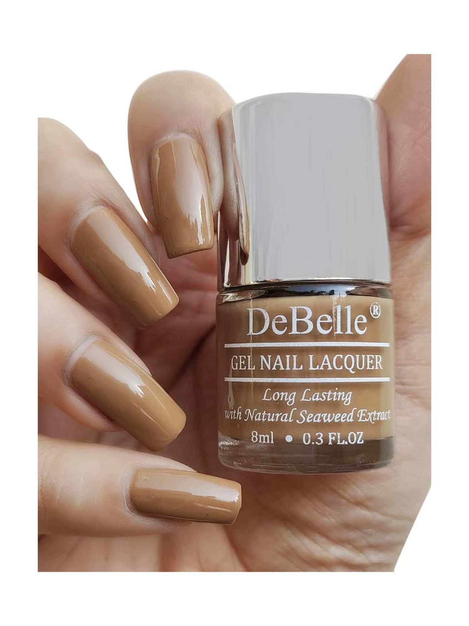 DeBelle Gel Nail Lacquer Glossy Caramel Auburn - 8 ml