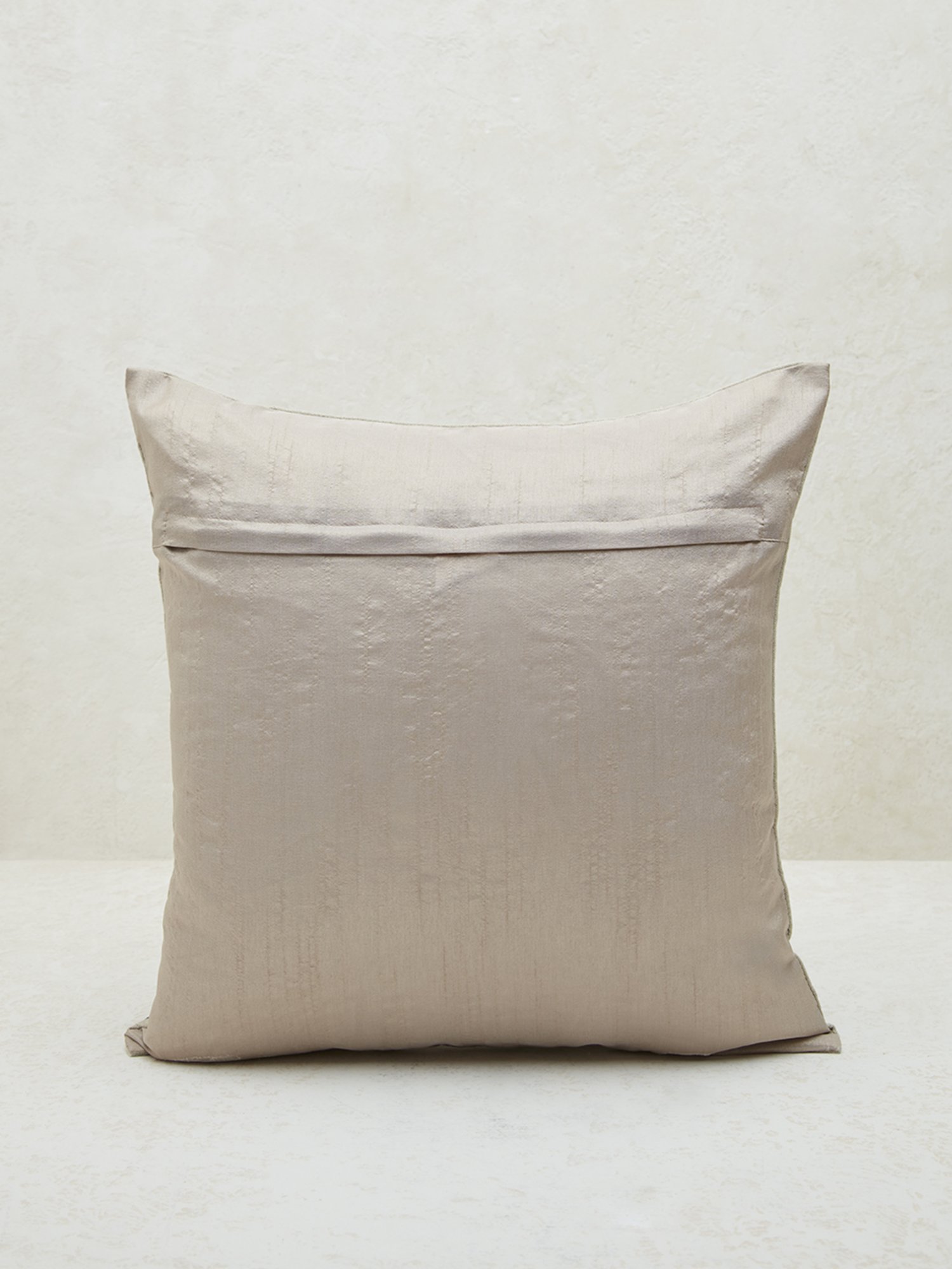 Westside Home Dark Green Sujani Floral Embroidered Cushion Cover