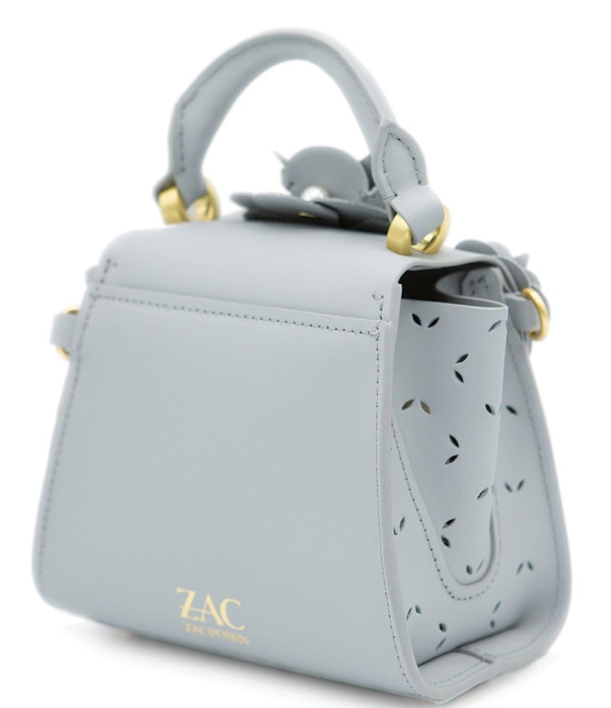 ZAC Zac Posen Floral Mini Top Handle Hinge Lock Crossbody Bag