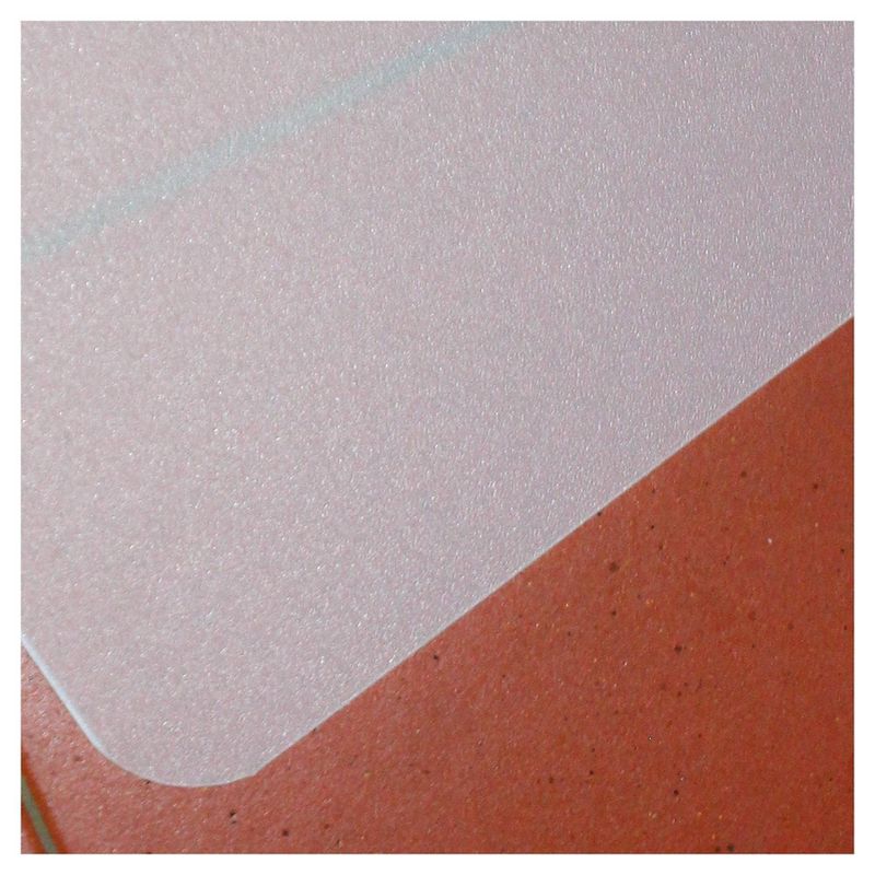 29"x46" Polypropylene Anti-Slip Chair Mat for Hard Floors Rectangular White - Floortex