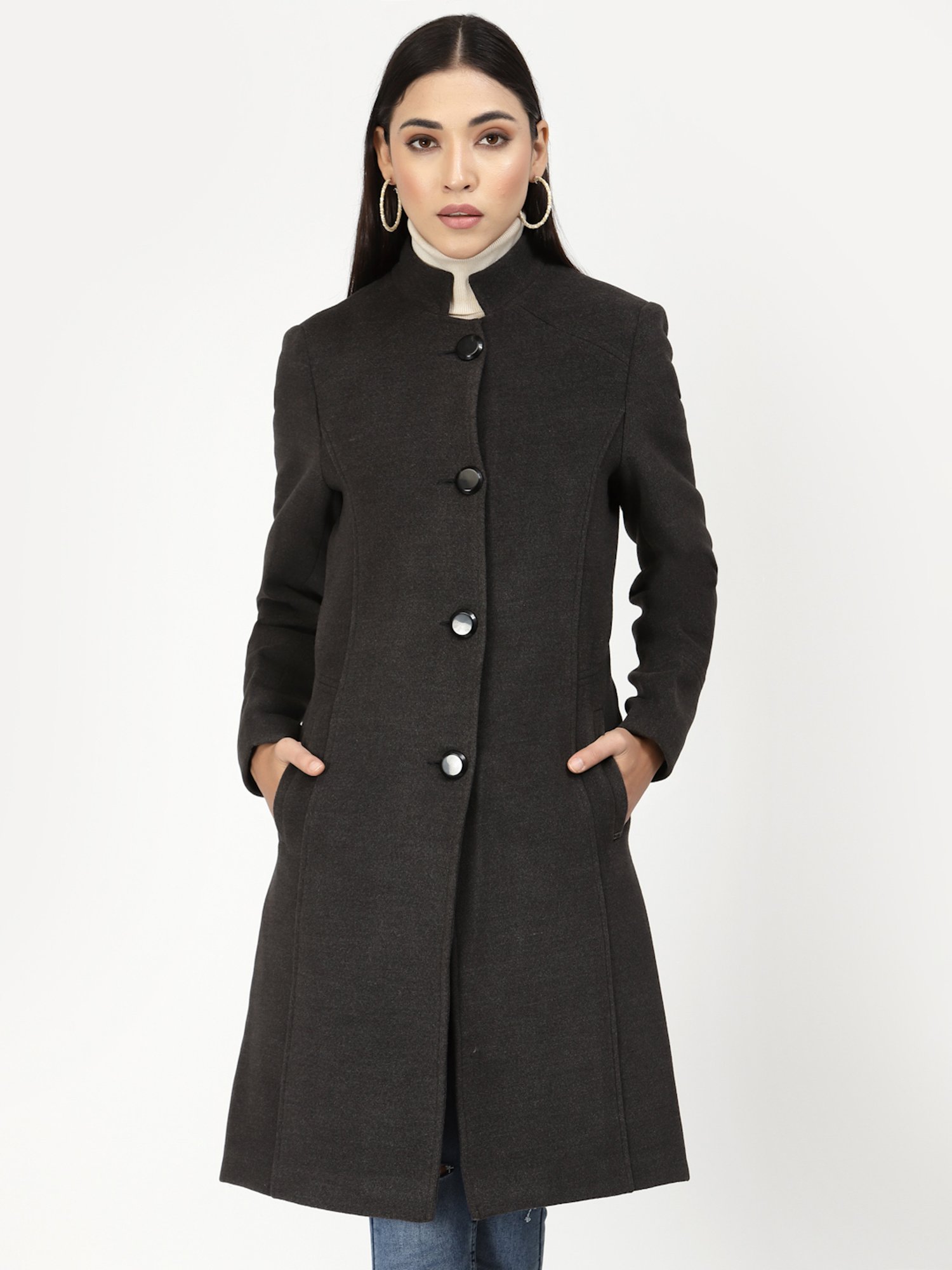 Juelle Charcoal Over Coat