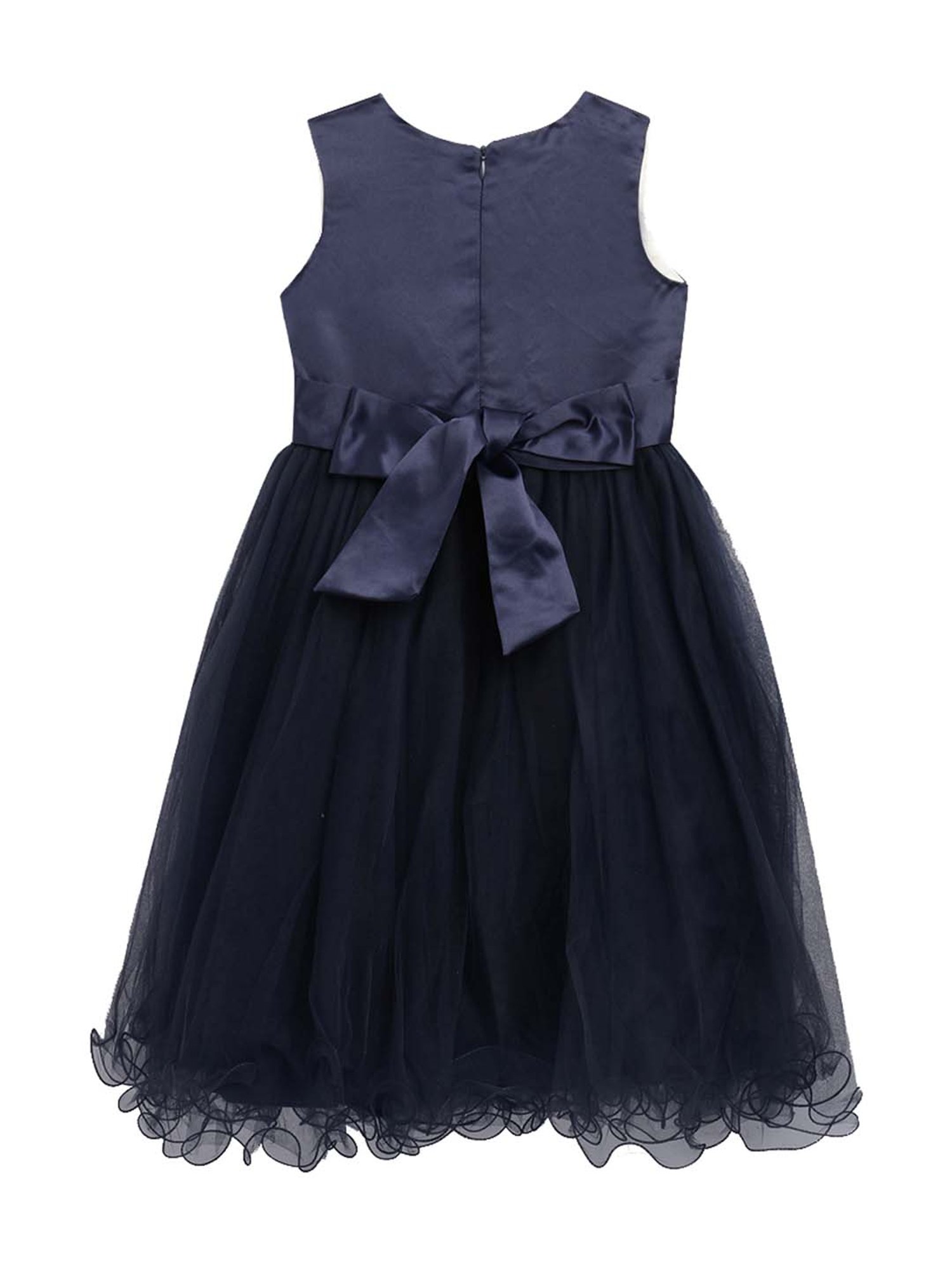 Butterfly Blush Kids Navy Applique Dress