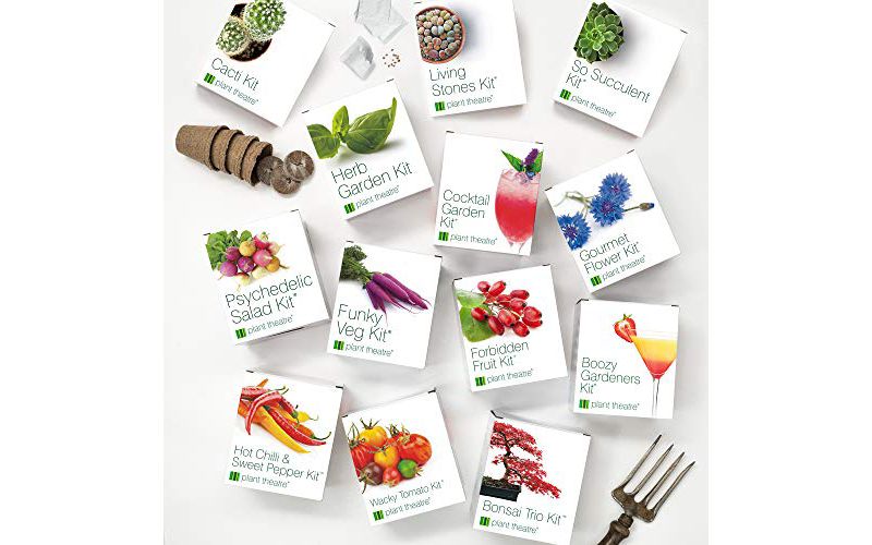 Plant Theatre Herb Garden Kit - Plant Seed Kit - 6 Different Herbs to Grow - Everything You Need to Start Growing in one Box!