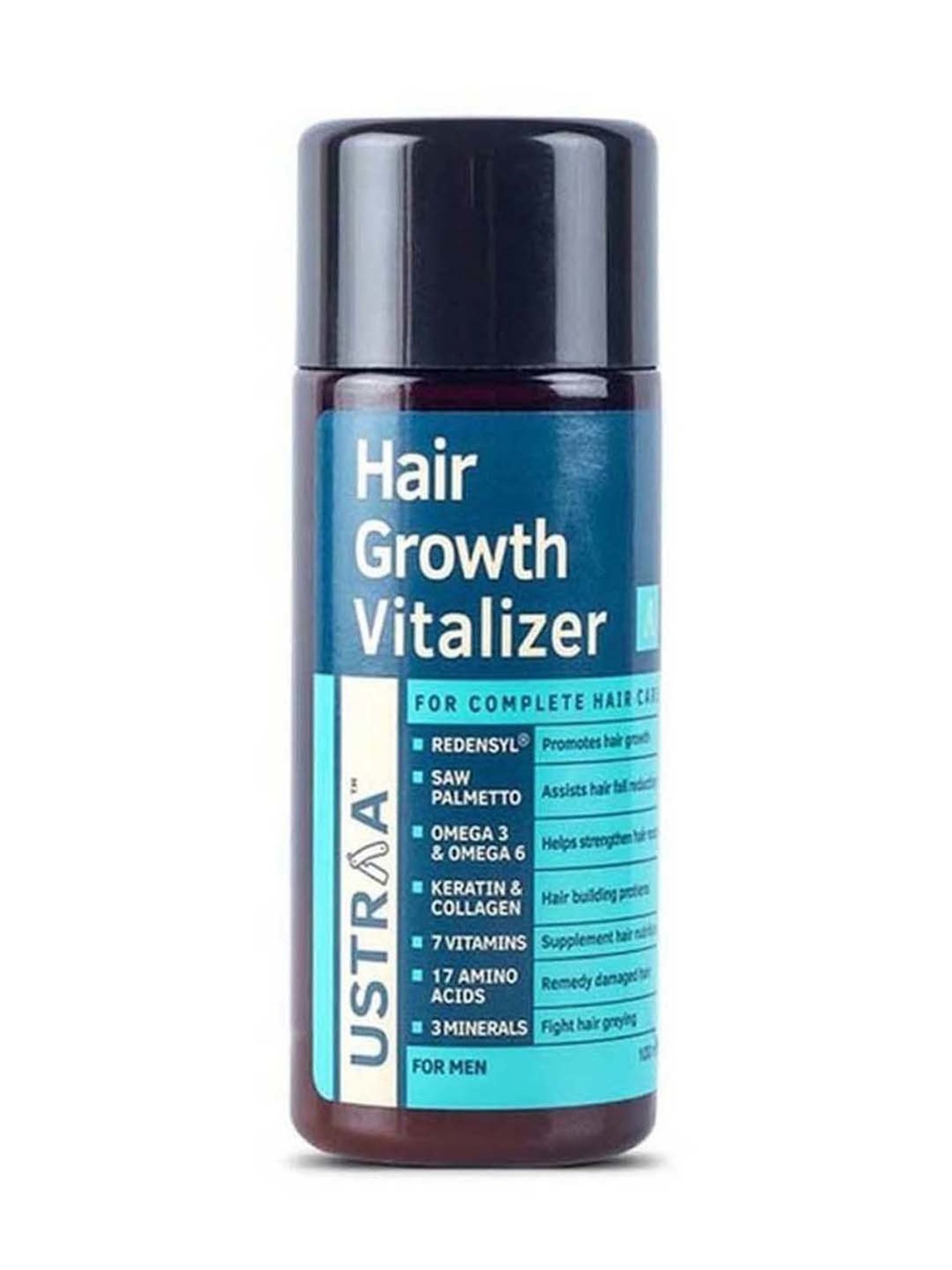 Ustraa Ayurvedic Beard Growth Oil & Hair Growth Vitalizer Combo