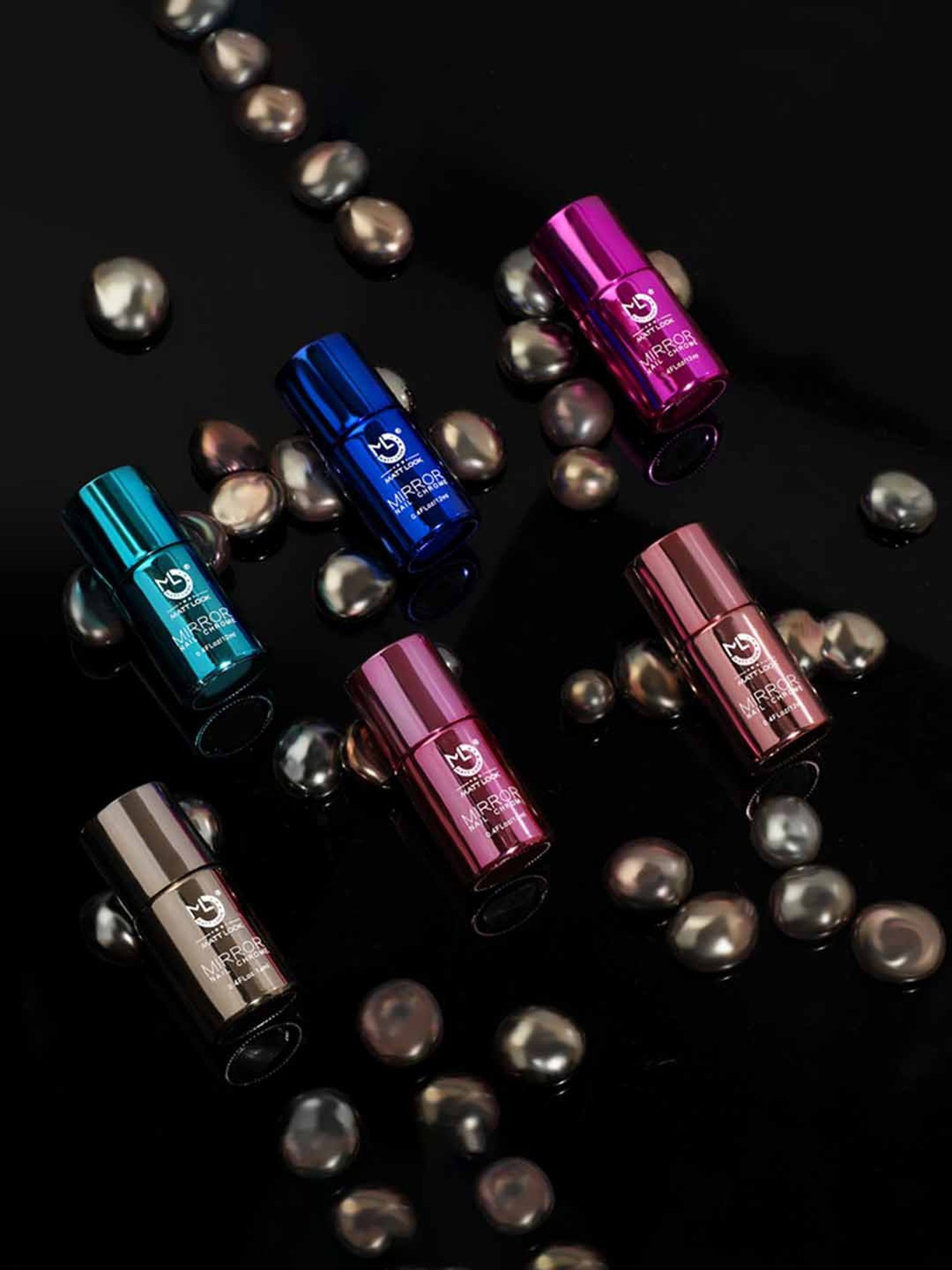 Matt Look Mirror Nail Chrome 03 Red - 12 ml