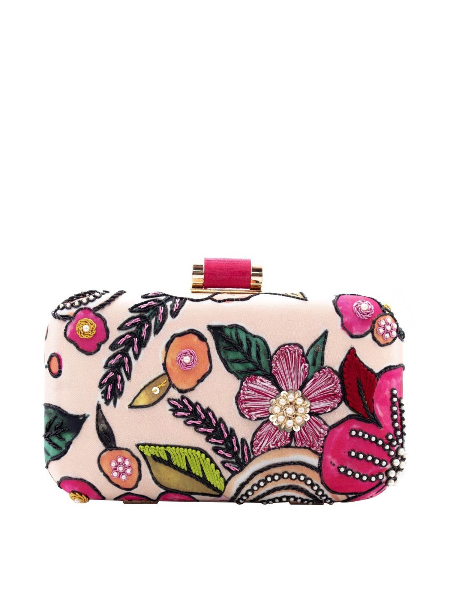 Sugarcrush Multicolor Silk Clutch