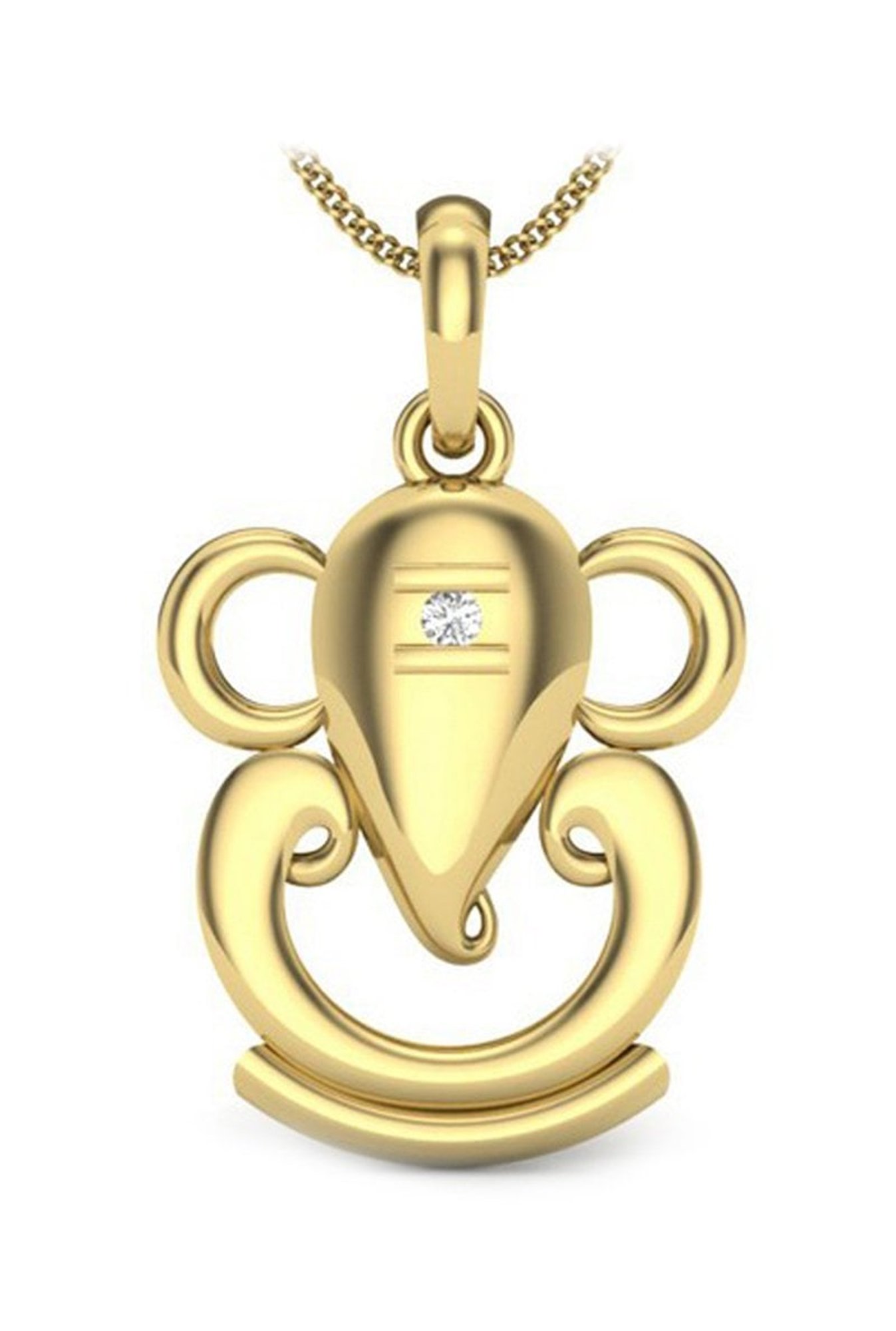 Sri Jagdamba Pearls 18 kt Gold & Diamond Pendant