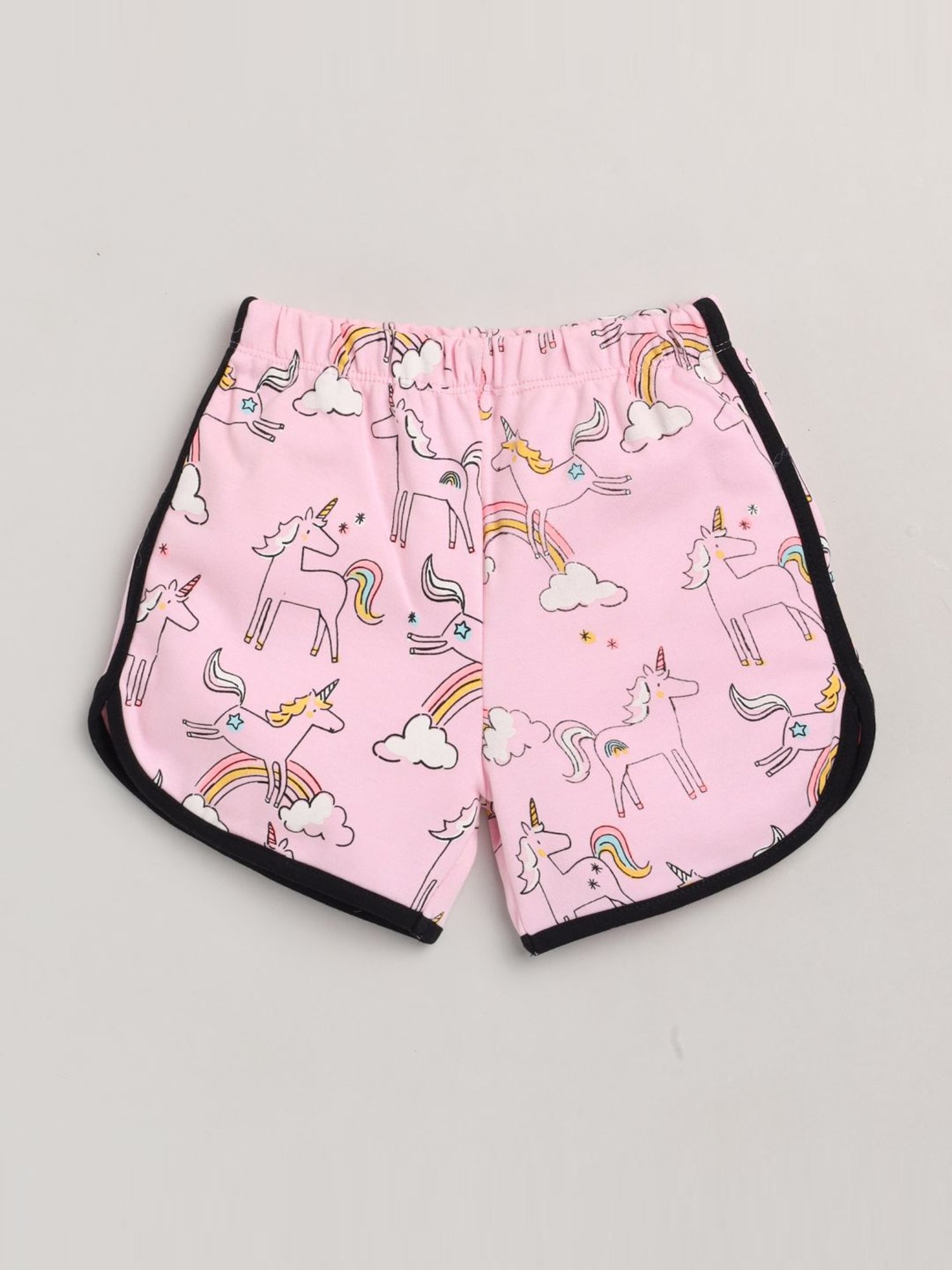 Lazy Shark Kids Green Printed T-Shirt & Shorts