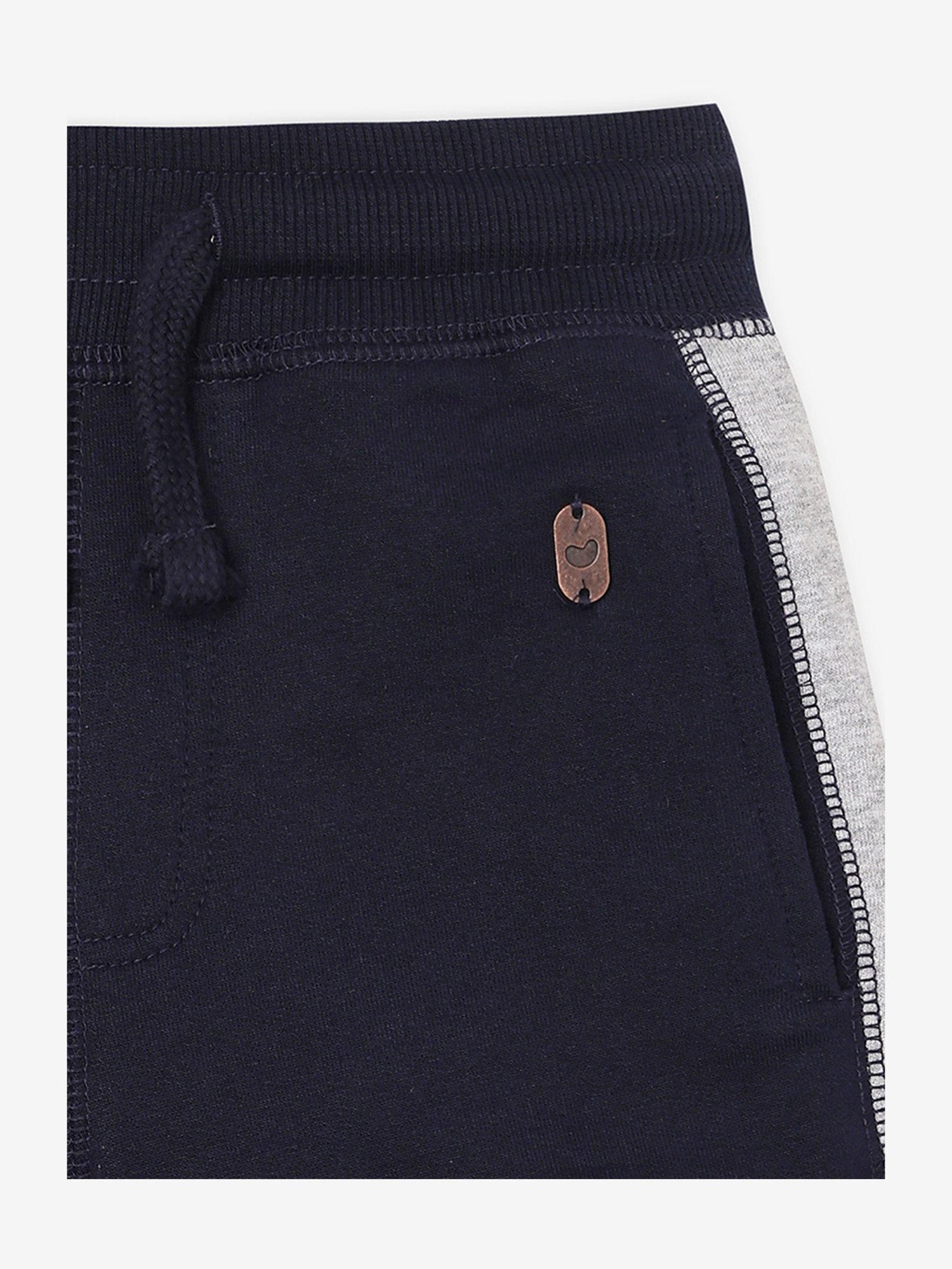 Ed-a-Mamma Kids Navy Textured Shorts