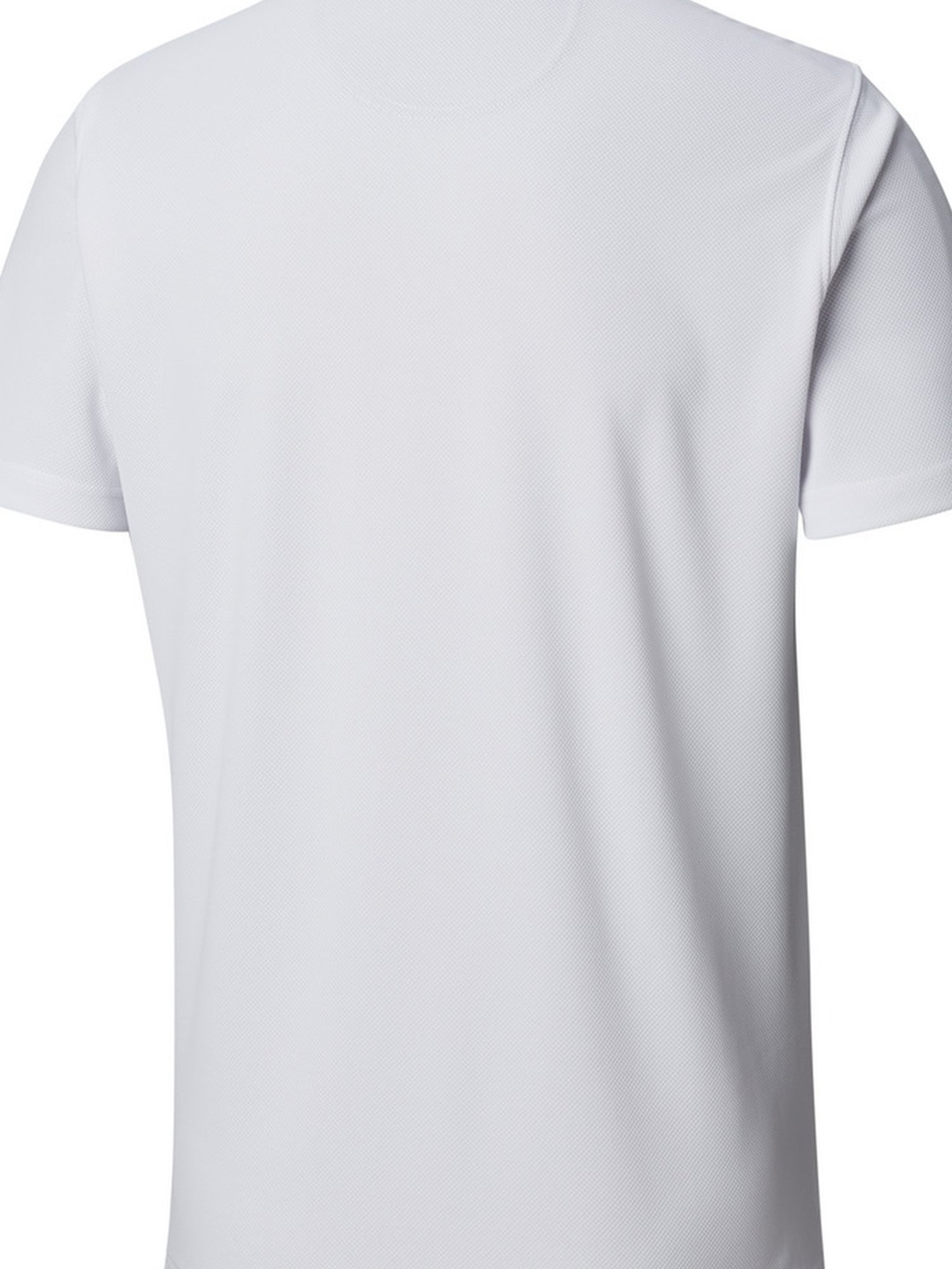 Columbia White Regular Fit Polo T-Shirt