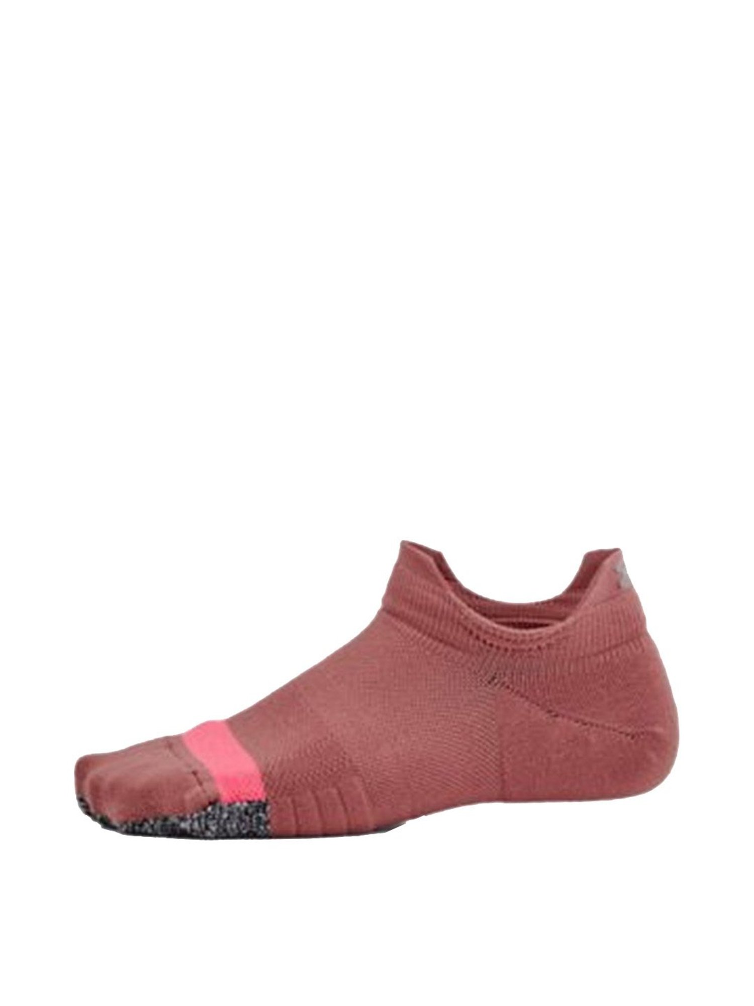 Under Armour Breathe No Show Multicolor Polyester Solid Socks- Pack of 2