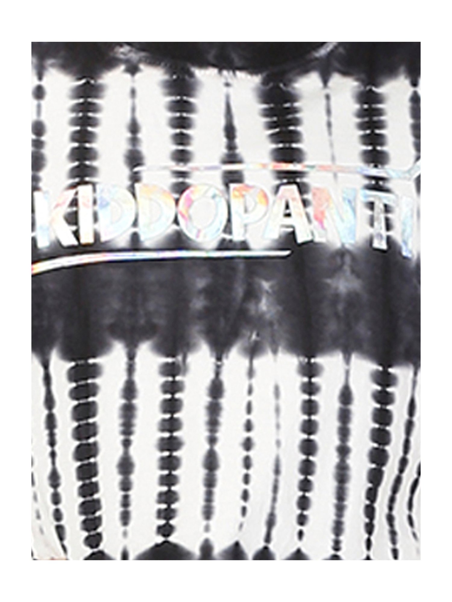 Kiddopanti Kids Black Printed Crop Top