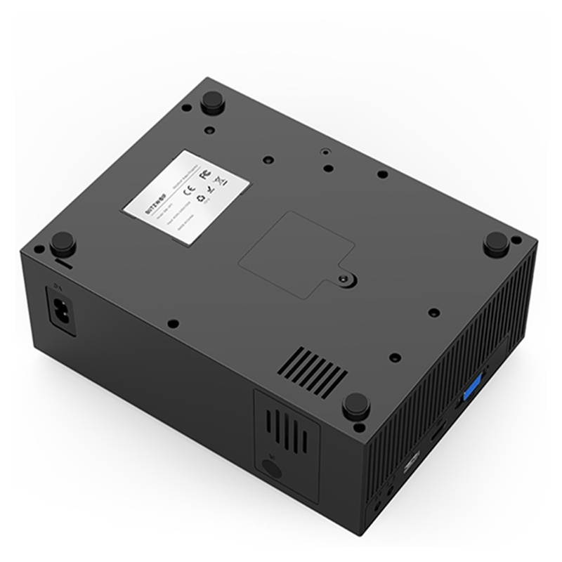 Blitzwolf&reg; BW-VP1 LCD Projector 2800 Lumens Support 1080P Input Multiple Ports Portable Smart Home Theater Projector With Remote Control UK Plug