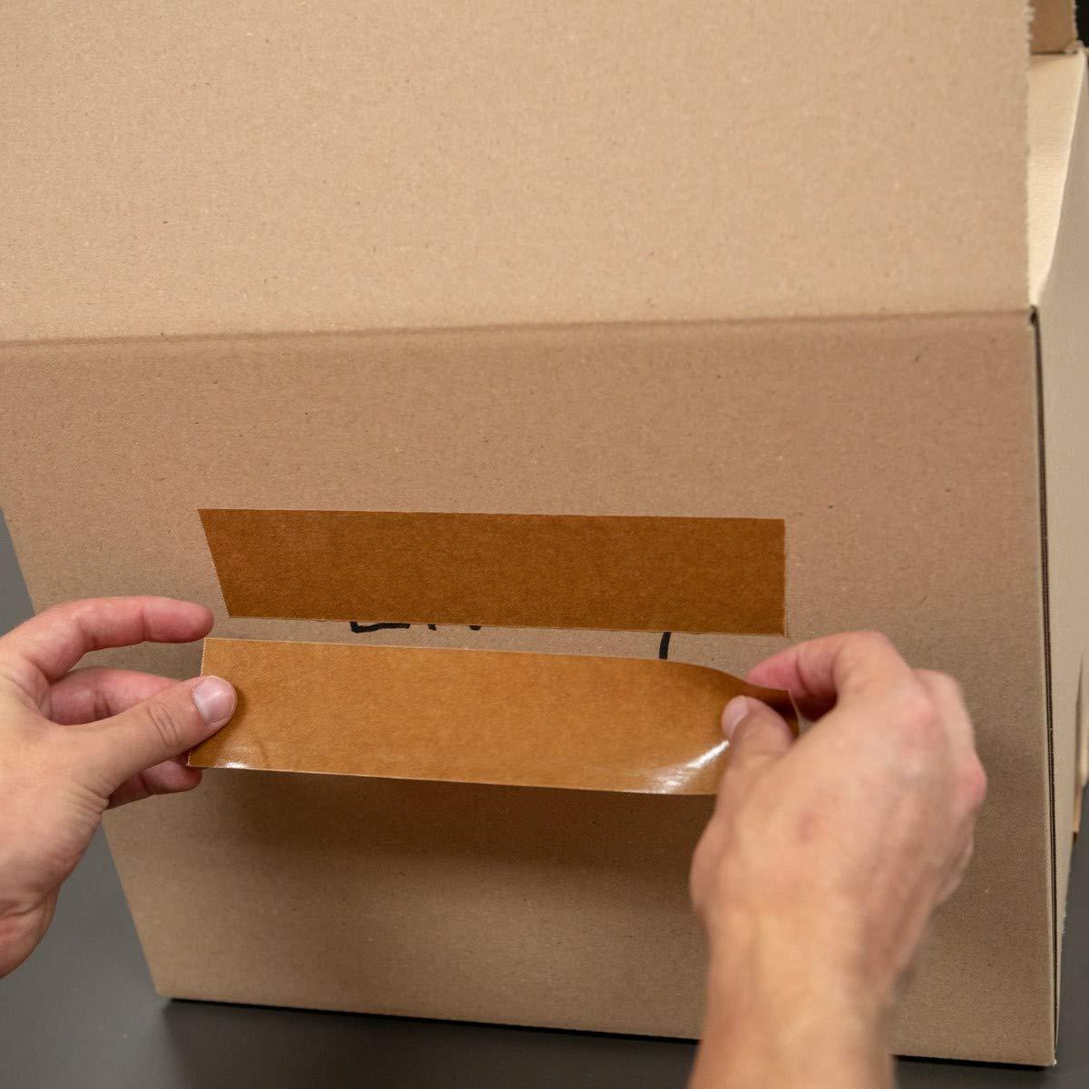 Duck Brand Self-Adhesive Paper Tape, 1.88 Inches x 13 Yards, Tan (1379990)