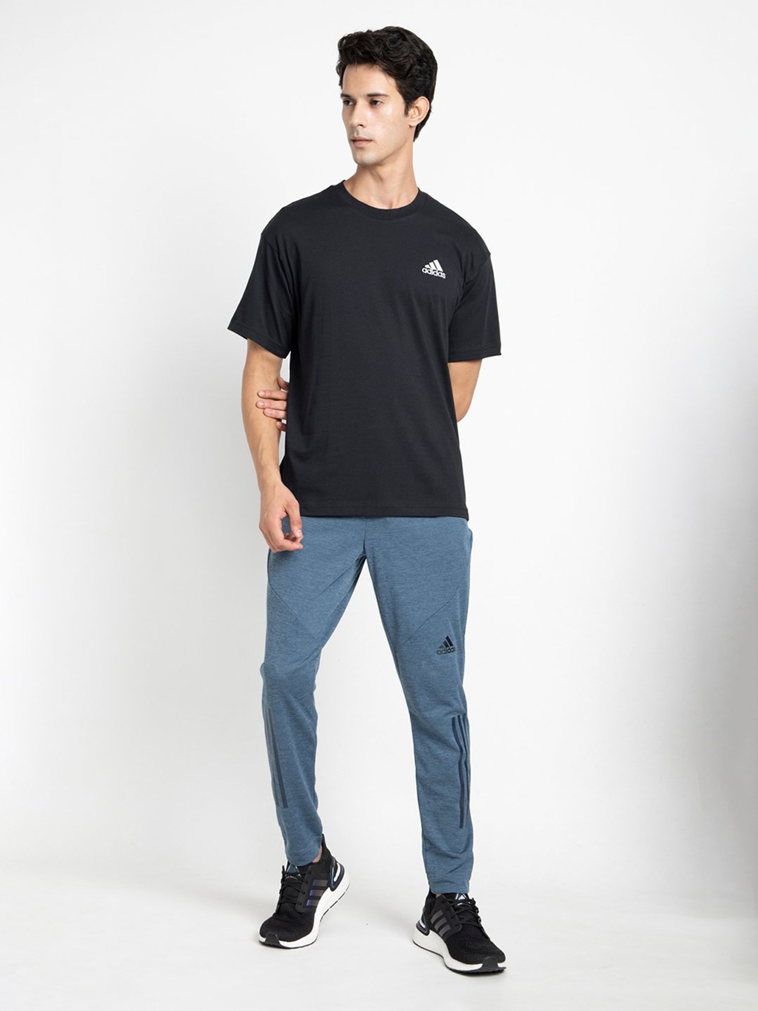 adidas Black Crew T-Shirt