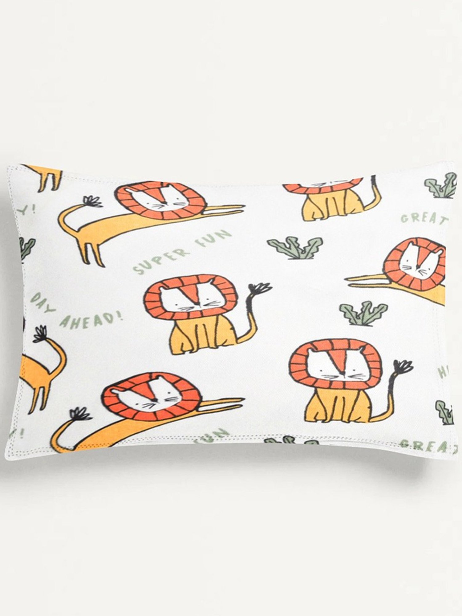 The Baby Atelier White Cotton Pillow Cover with fillers