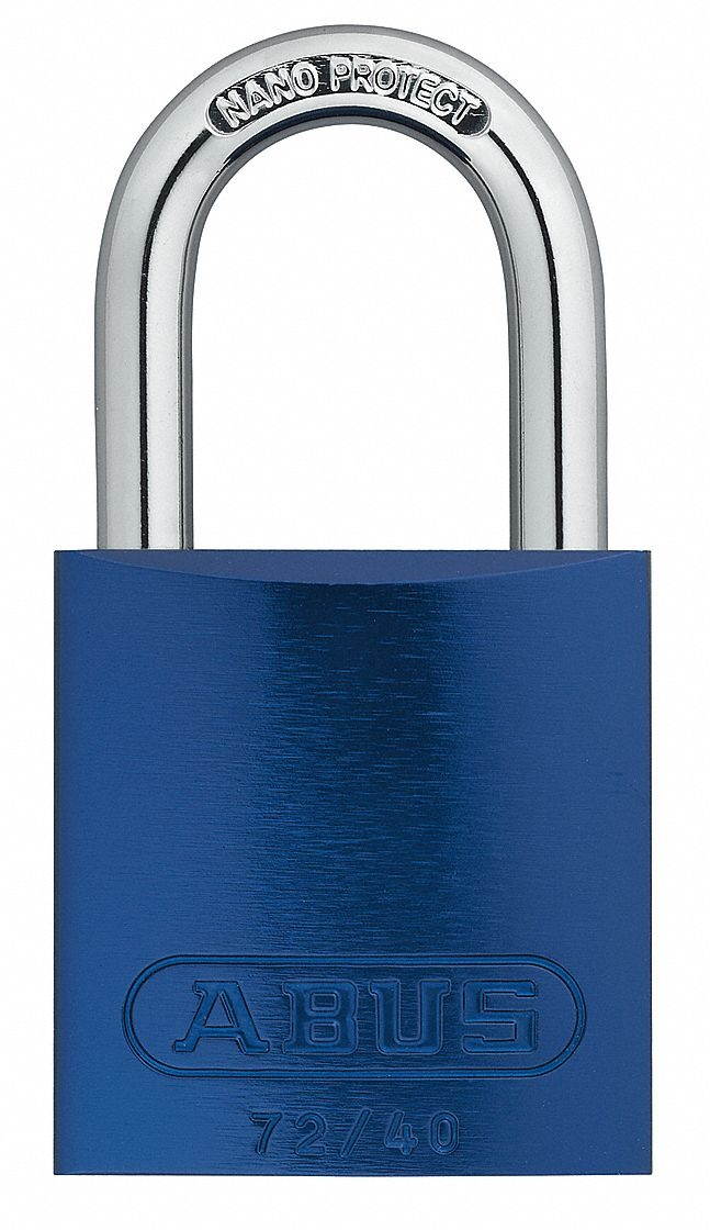 Abus Lockout Padlock,KD,Blue,1-1/2"H  72 /40 KD Blue