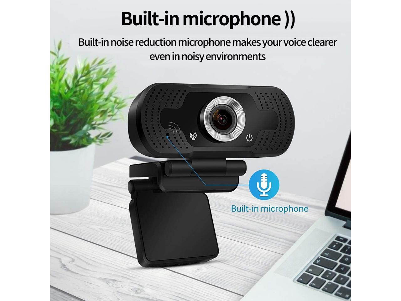 Webcam Camera, 1080P Full HD Webcam,Computer Laptop Camera for Conference and Video Call, Pro Stream Webcam with Plug and Play Video Calling
