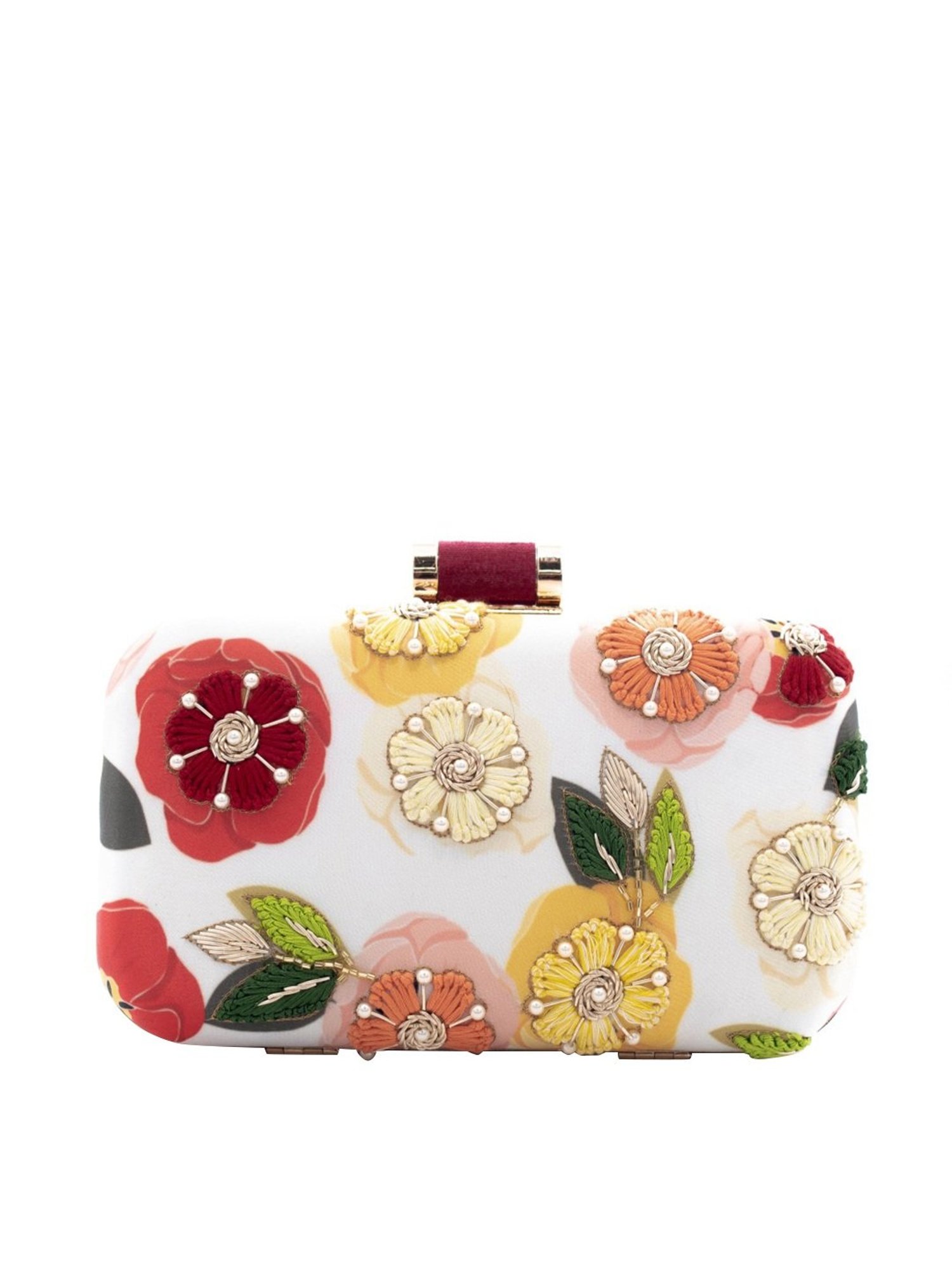 Sugarcrush Multicolor Silk Clutch