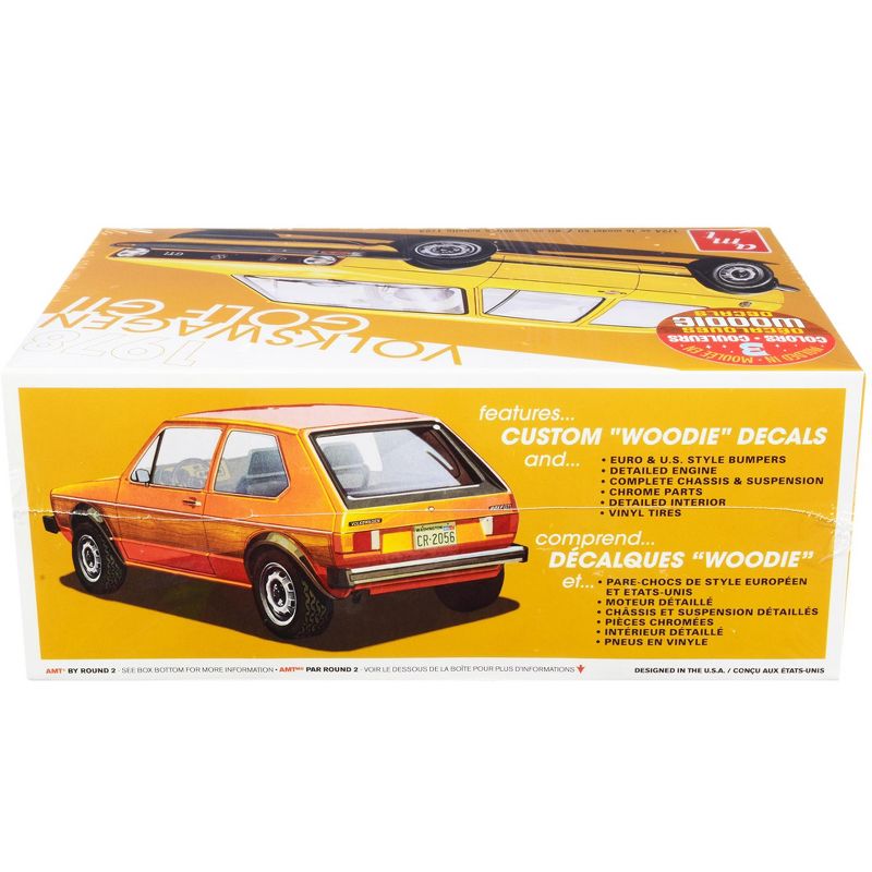 Skill 2 Model Kit 1978 Volkswagen Golf GTI 1/24 Scale Model by AMT