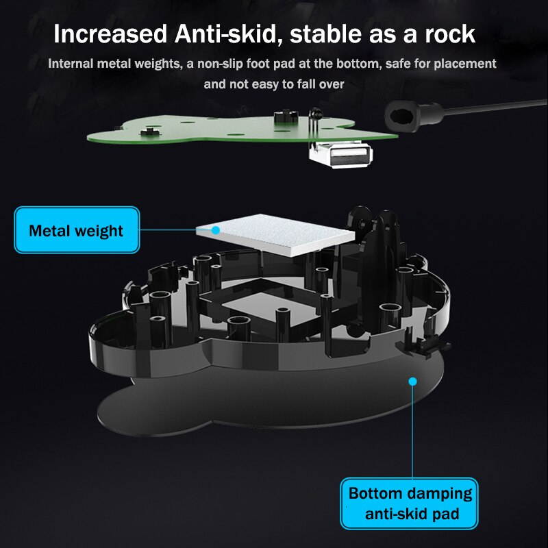 Desktop Microphone 3.5mm Karaoke Office Audio Studio Mic Phone Earphone Holder Recording Live Streaming Videos