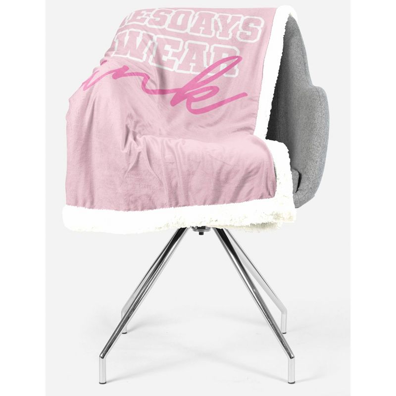 60"x90" Friends Door Sherpa Blanket