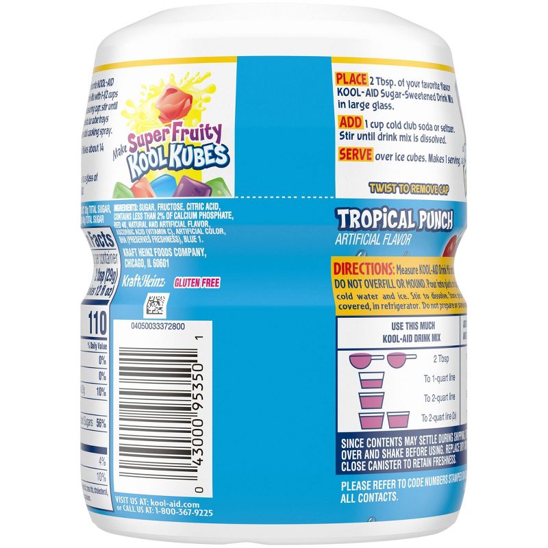 Kool-Aid Tropical Punch Soft Drink Mix - 19oz Canister