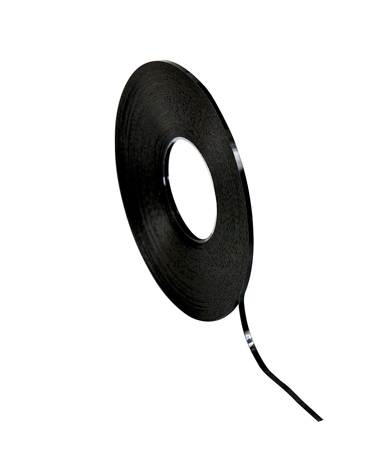 Chartpak Graphic Art Tape, 1/16 W x 648 L Inches, Black Gloss, 1 Roll BG6201