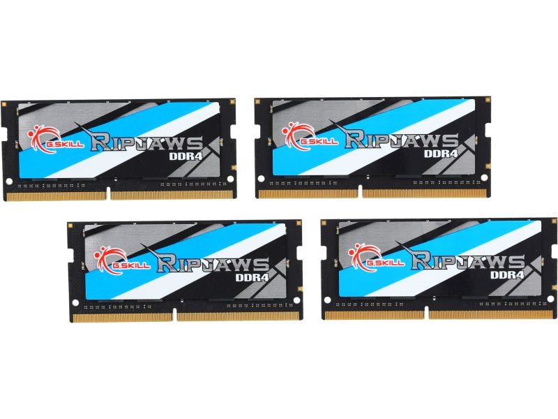 G.SKILL Ripjaws SO-DIMM 8GB 260-Pin DDR4 SO-DIMM DDR4 3200 (PC4 25600) Laptop Memory Model F4-3200C18S-8GRS