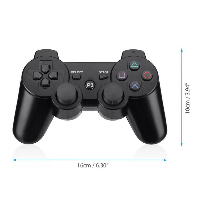 PS3 Controller for Sony PS3 Black,PlayStation 3 DualShock 3 Wireless Six Axis Controller GamePad (Black)