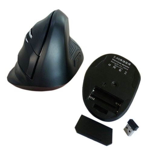 Ergonomic Wireless Mouse 2.4GHz Optical Vertical Mouse 1600DPI Ergonomic Design Vertical Mice PC