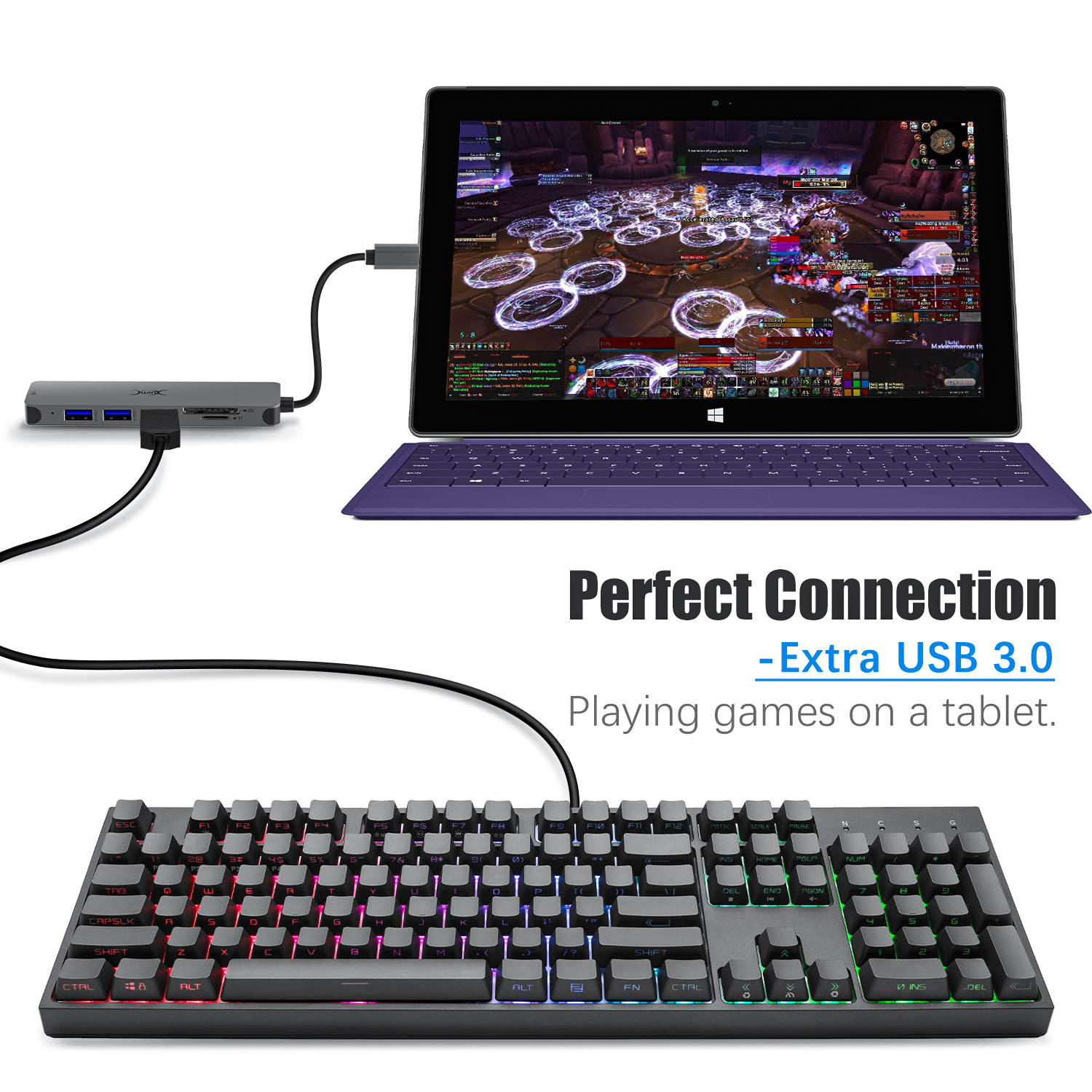 USB C To HDMI Hub - 4K@30HZ Dual HD Screen Extend & Mirror Mode - HDMI To USB C Adapter With Dual Display & USB 3.0 & 100W PD Compatible With MacBook Pro,Nintendo Switch And More Type C Device