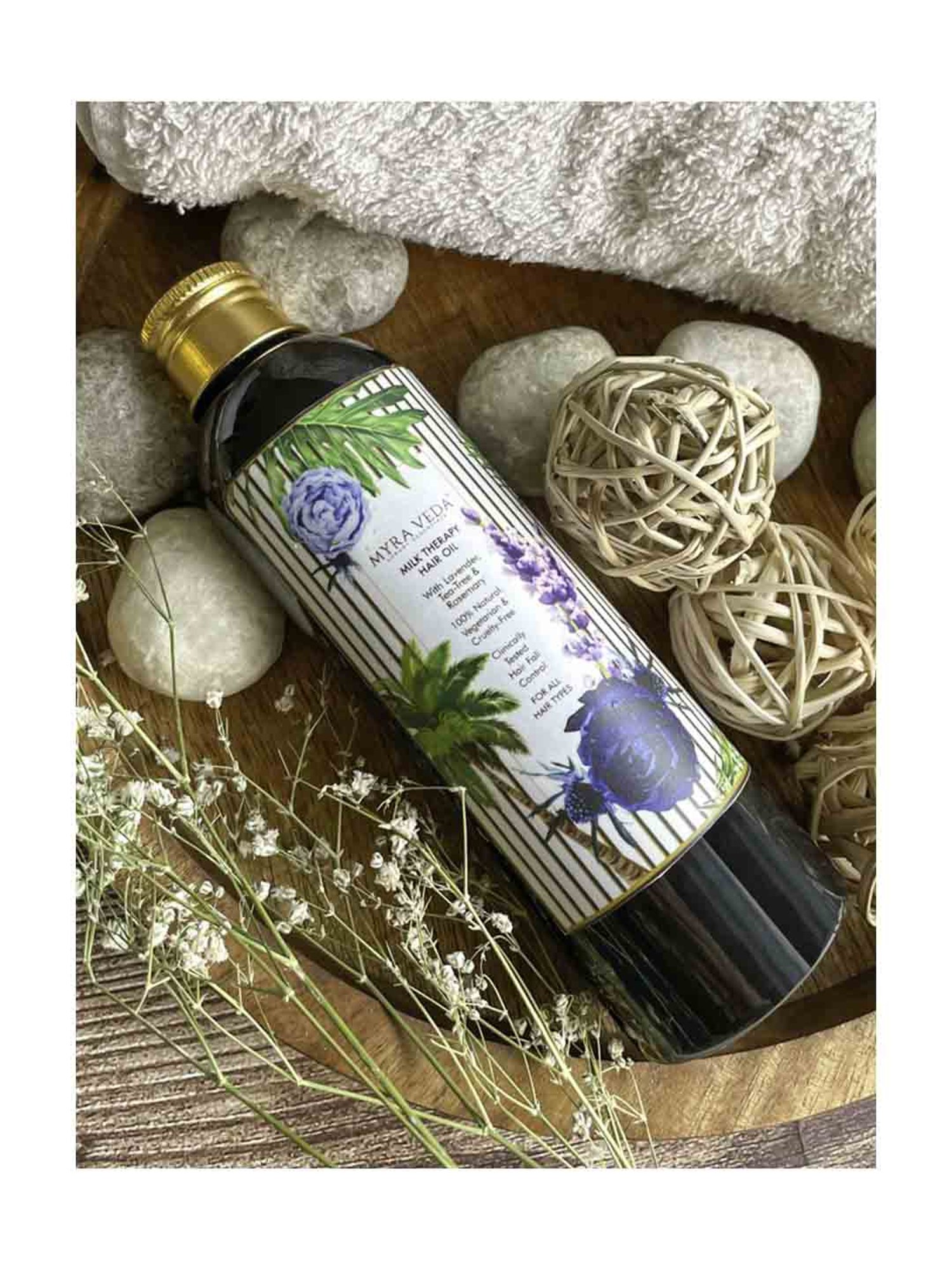 MYRA VEDA LUXURY ESSENTIALS Milk Therapy Hair Oil - 200 ml