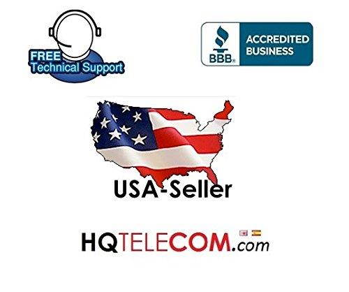 Industrial Wall Phone with Dialpad & Wallplate - RED by HQTelecom