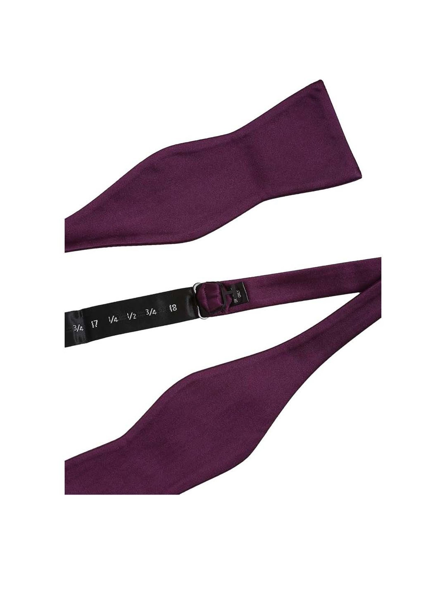 Alvaro Castagnino Purple Solid Bow Tie