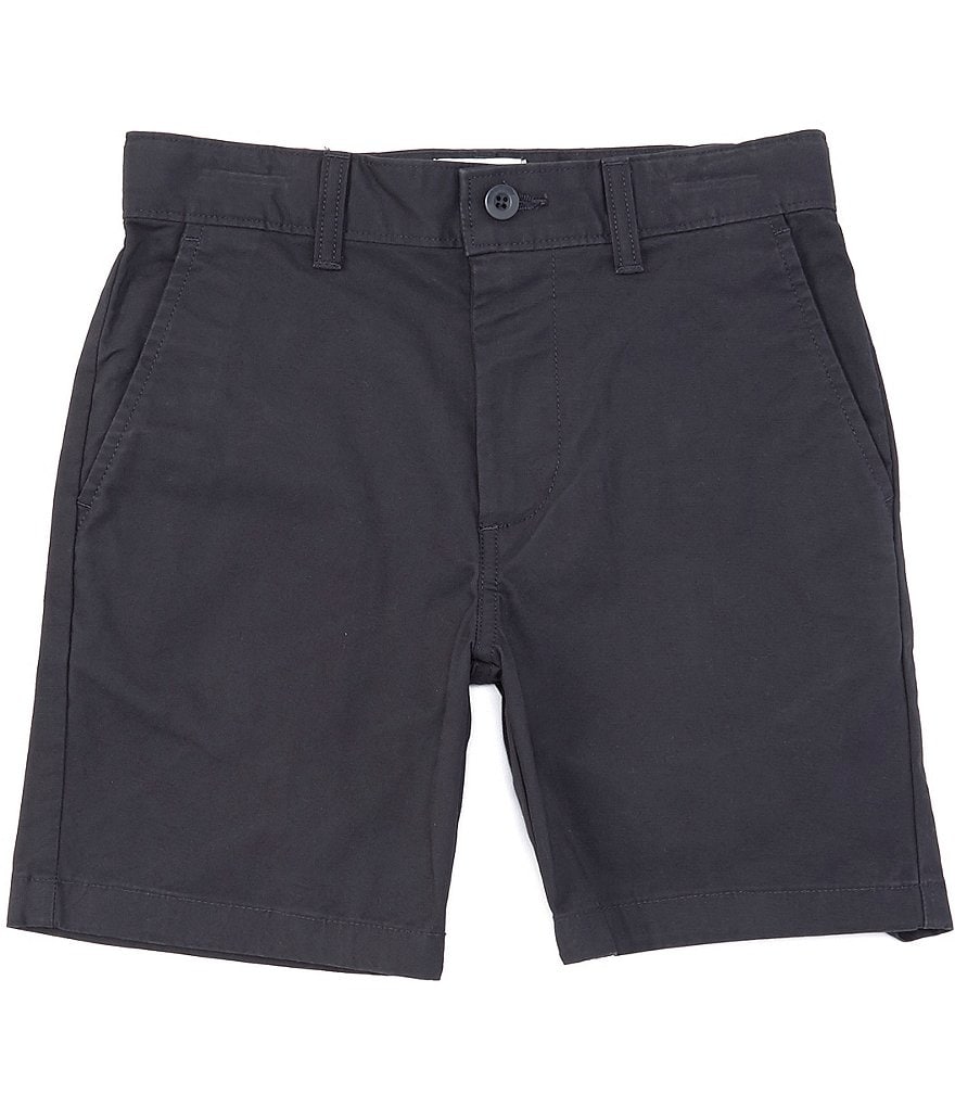 Class Club Little Boys 2T-7 Flat-Front Stretch Twill Shorts