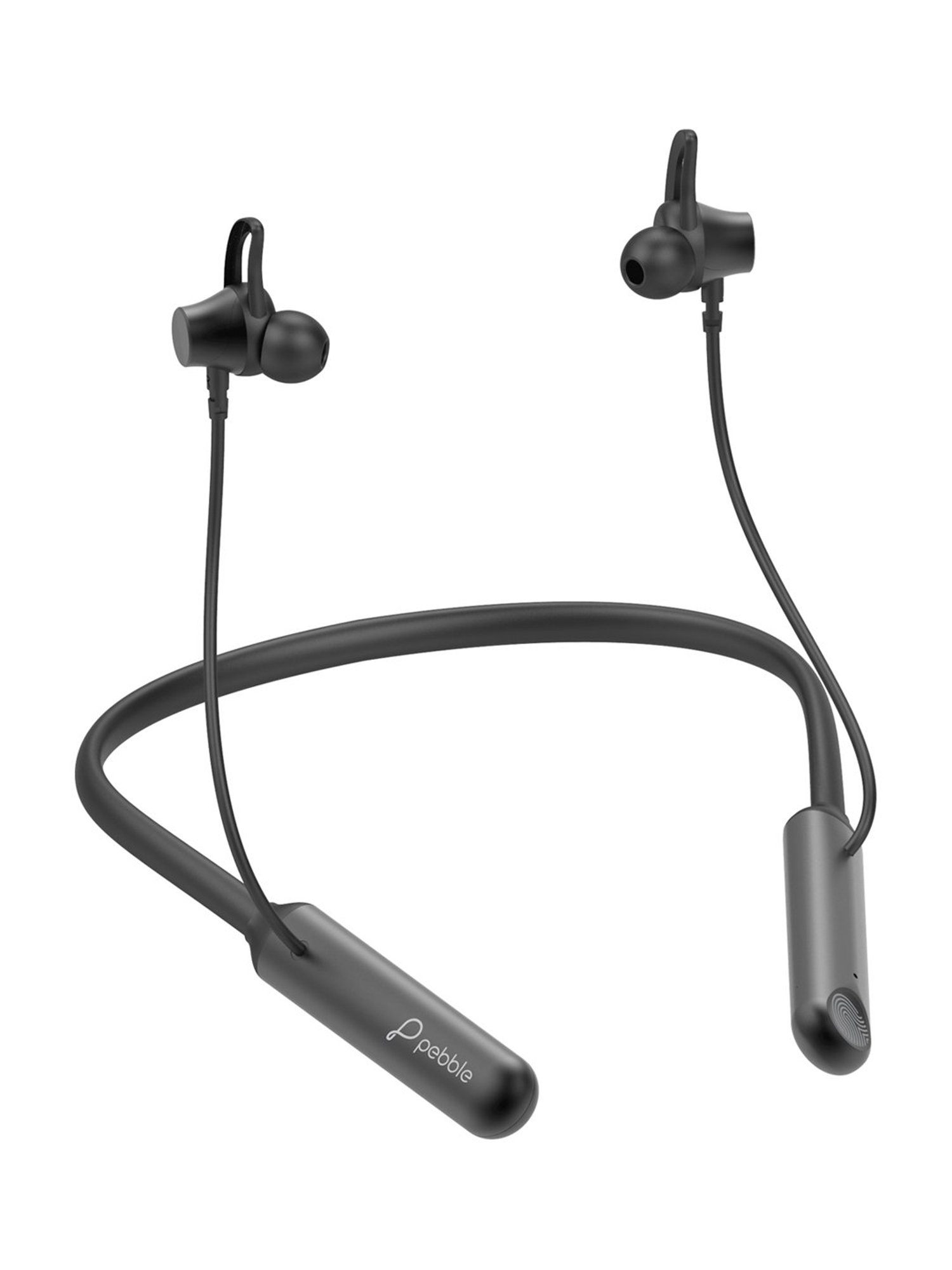 Pebble Flex Air Bluetooth Neckband with Playtime up to 10 Hrs (Navy Blue)