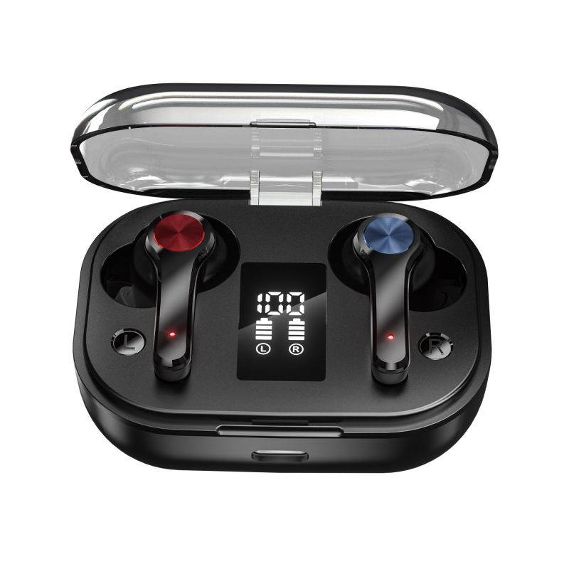 Wireless Earbuds, Nurbenn TWS Bluetooth 5.0 Headphones True Wireless Ear Buds IPX7 Waterproof Dual Built-in Mic Earphones with 4000mAh Charging Case for 120H Extended Playtime