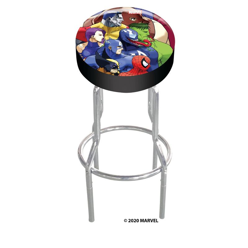 Arcade1Up Marvel vs Capcom with Stool Riser-Lit Marquee