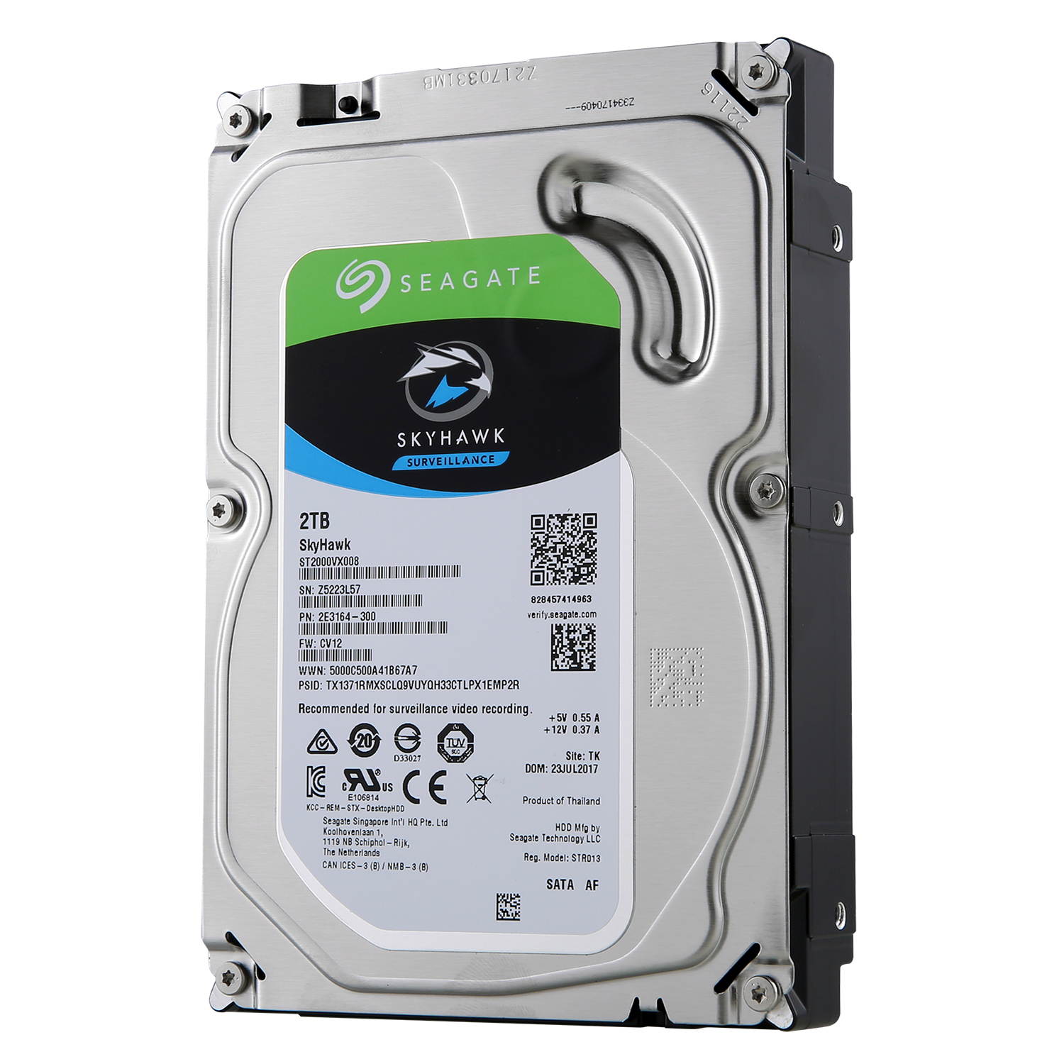 3.5 inch Hard Drive  2TB Surveillance Hard Disk Internal HDD for Security Camera Syste