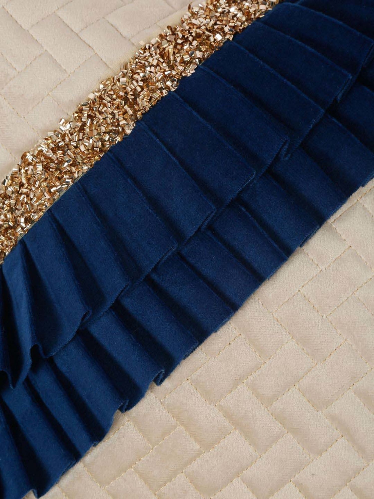 Swayam Multicolor Cotton 40 cm x 40 cm Cushion Covers - Set of 2