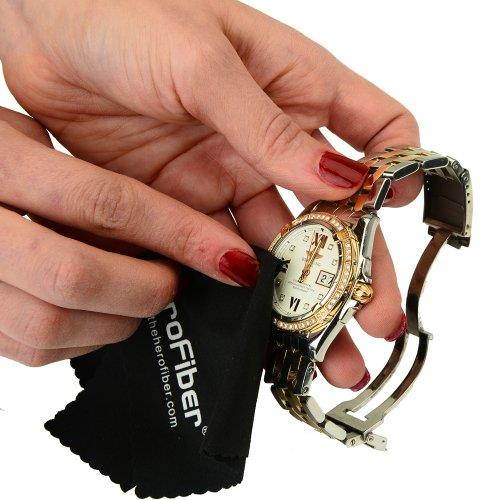 HeroFiber Ultra Gentle Cleaning Cloth for Cameras, Lenses, Smart Phones, Tablets, Gems and all other delicate items (Black)