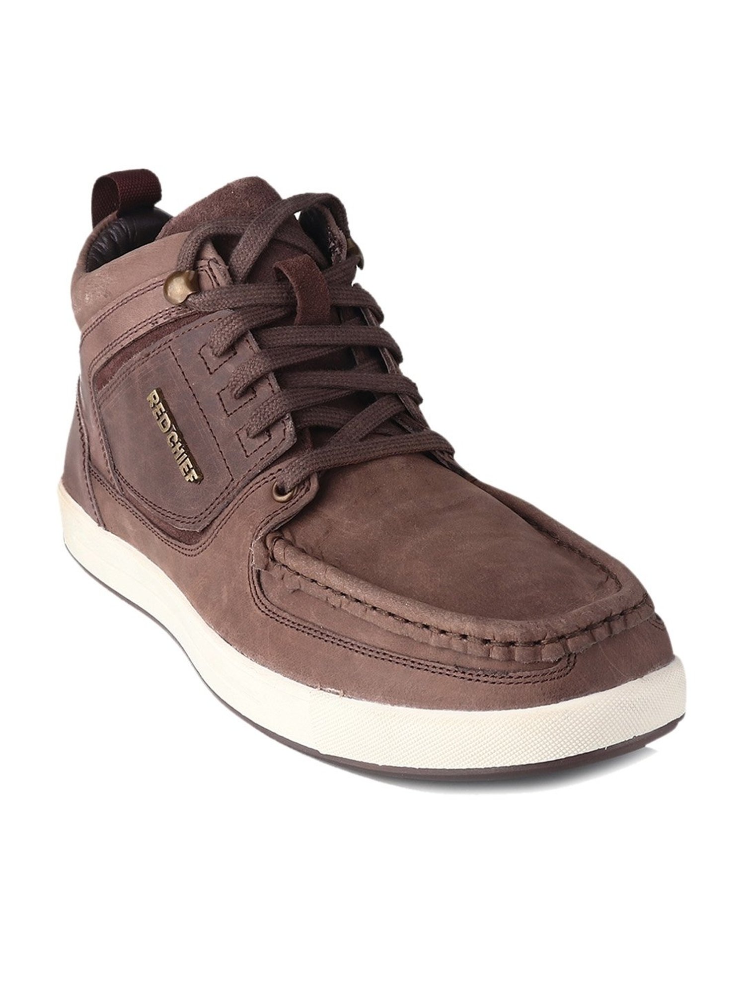 Red Chief Men's Brown Derby Boots