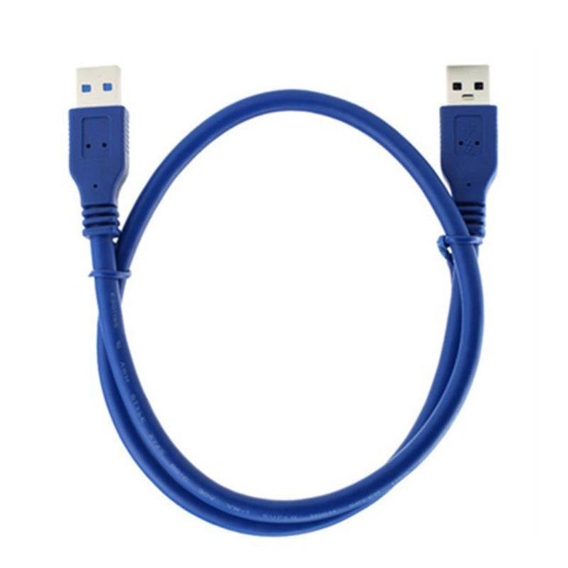 High Speed Blue USB 3.0 A type Male to Male USB Extension Cable AM TO AM  4.8Gbps Support USB 2.0 0.3M 0.6M 1M 1.5M-5M
