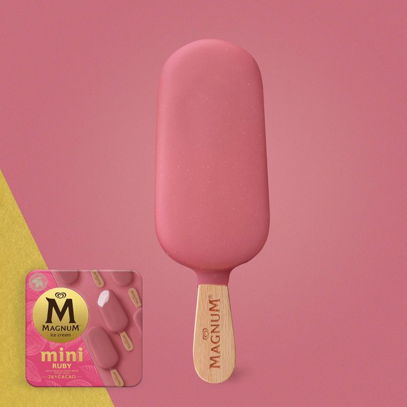Magnum Mini Ruby Ice Cream Bars - 6ct/11.1oz